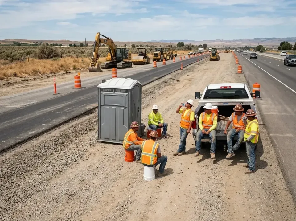 highway-road-construction-crew-007 — frequently asked questions, Porta Potty and Restroom Rentals in Burke Centre, VA